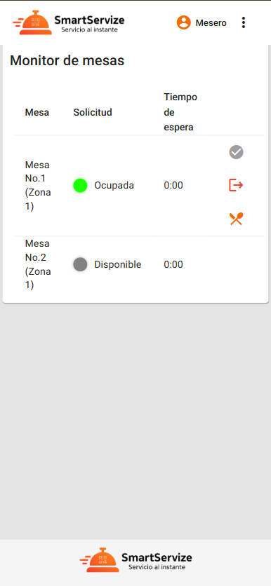Customer Interface Mobile